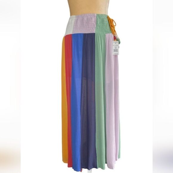 NWT Banjara Put On A Show Striped Midi Maxi Skirt Small - Picture 3 of 8